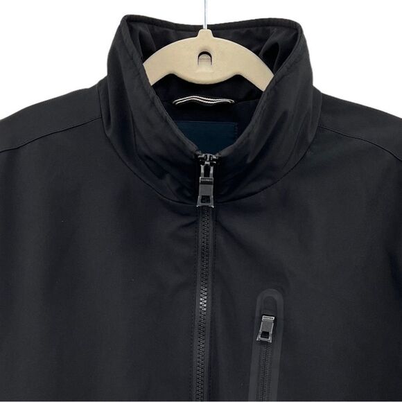 Nautica Black Soft Shell and Fleece Wind and Water Resistant Jacket Size M - Picture 2 of 10